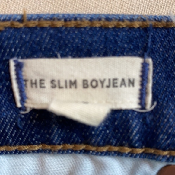 Madewell Woman’s Size 28 Distressed slim Boy-jeans 10”Rise - Picture 6 of 7